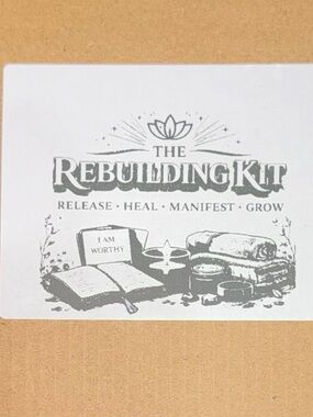 Almost Chosen Rebuilding Kit Self Care Healing Gift Box Journal Candle Spa Set